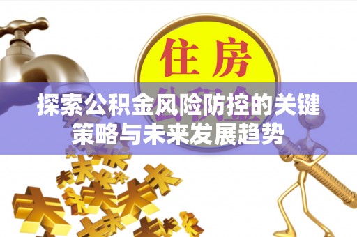 黟县探索公积金风险防控的关键策略与未来发展趋势