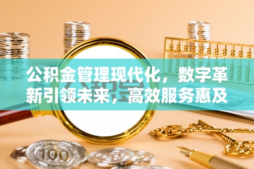 黟县公积金管理现代化，数字革新引领未来，高效服务惠及民生