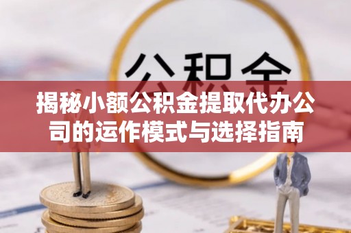 黟县揭秘小额公积金提取代办公司的运作模式与选择指南