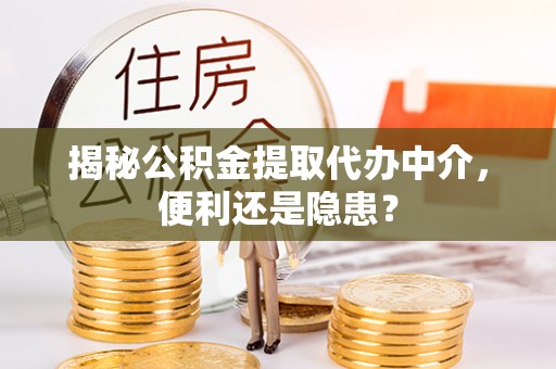 黟县揭秘公积金提取代办中介，便利还是隐患？