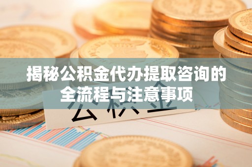 黟县揭秘公积金代办提取咨询的全流程与注意事项