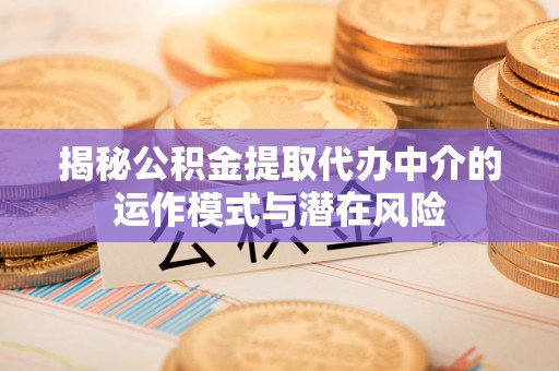 黟县揭秘公积金提取代办中介的运作模式与潜在风险