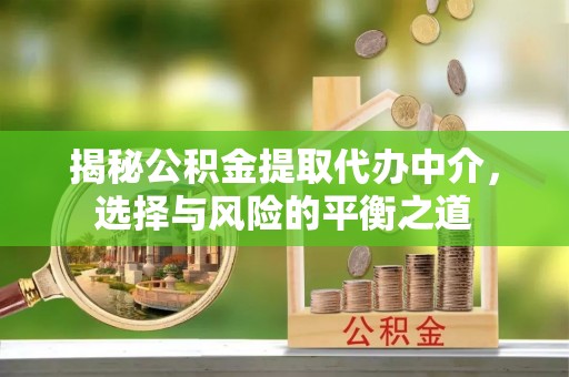 黟县揭秘公积金提取代办中介，选择与风险的平衡之道