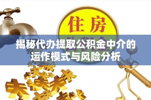 黟县揭秘代办提取公积金中介的运作模式与风险分析