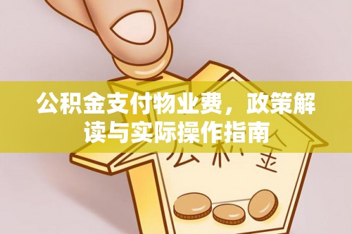 黟县公积金支付物业费，政策解读与实际操作指南