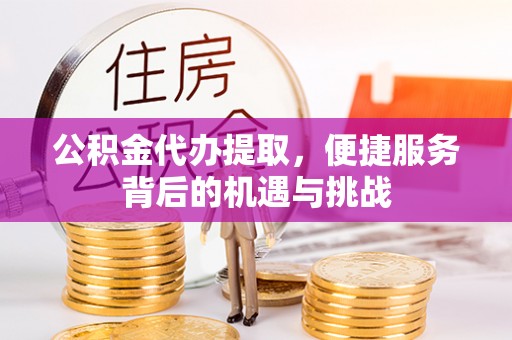 黟县公积金代办提取，便捷服务背后的机遇与挑战