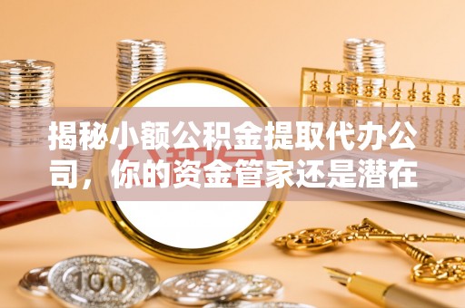 黟县揭秘小额公积金提取代办公司，你的资金管家还是潜在陷阱？