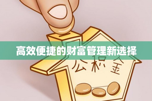 黟县高效便捷的财富管理新选择